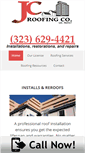 Mobile Screenshot of jcroofing.net